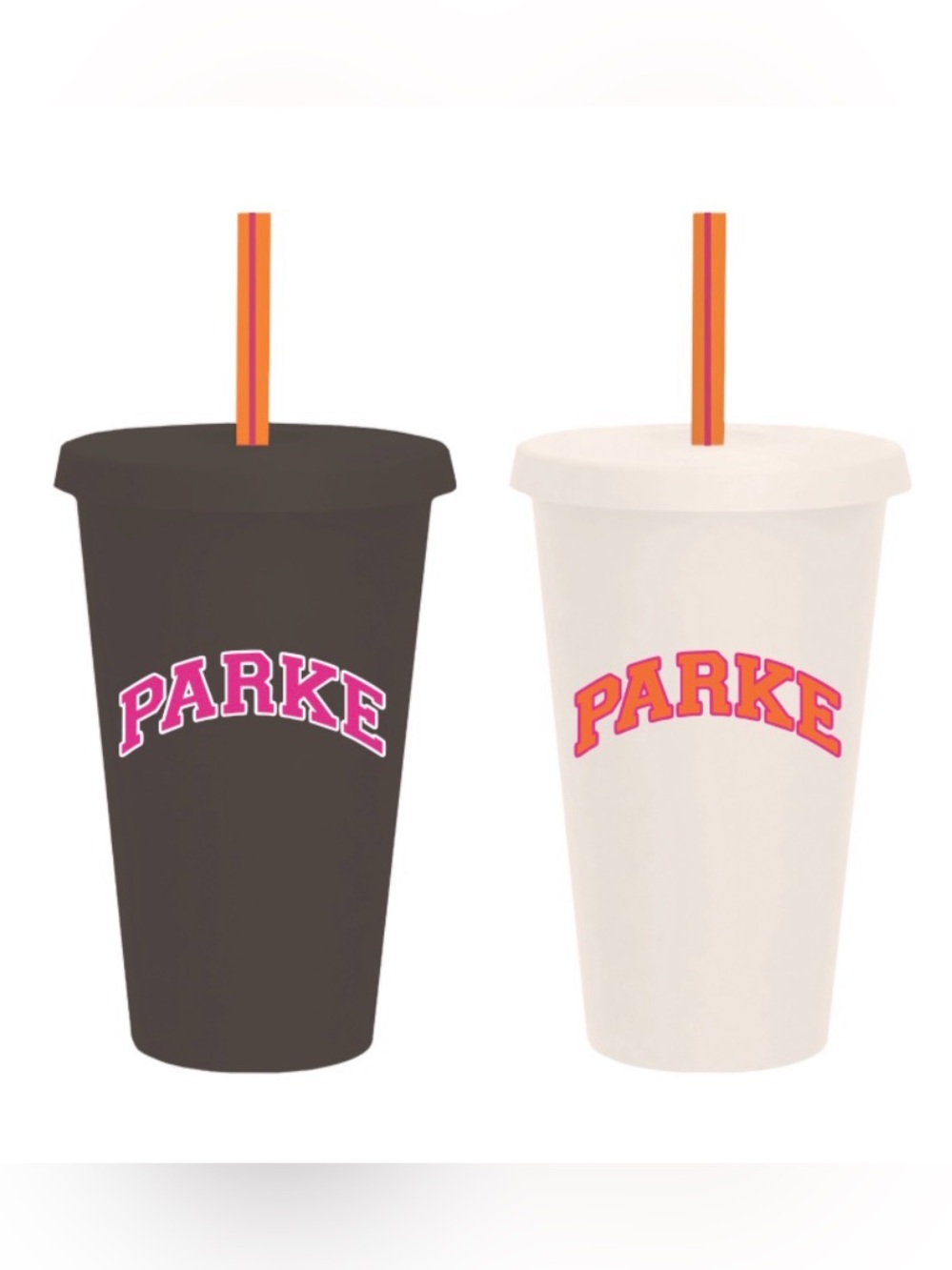 Parke x Dunkin Tumbler Cups Perfect Sips Collection Limited Edition Set of 2 New